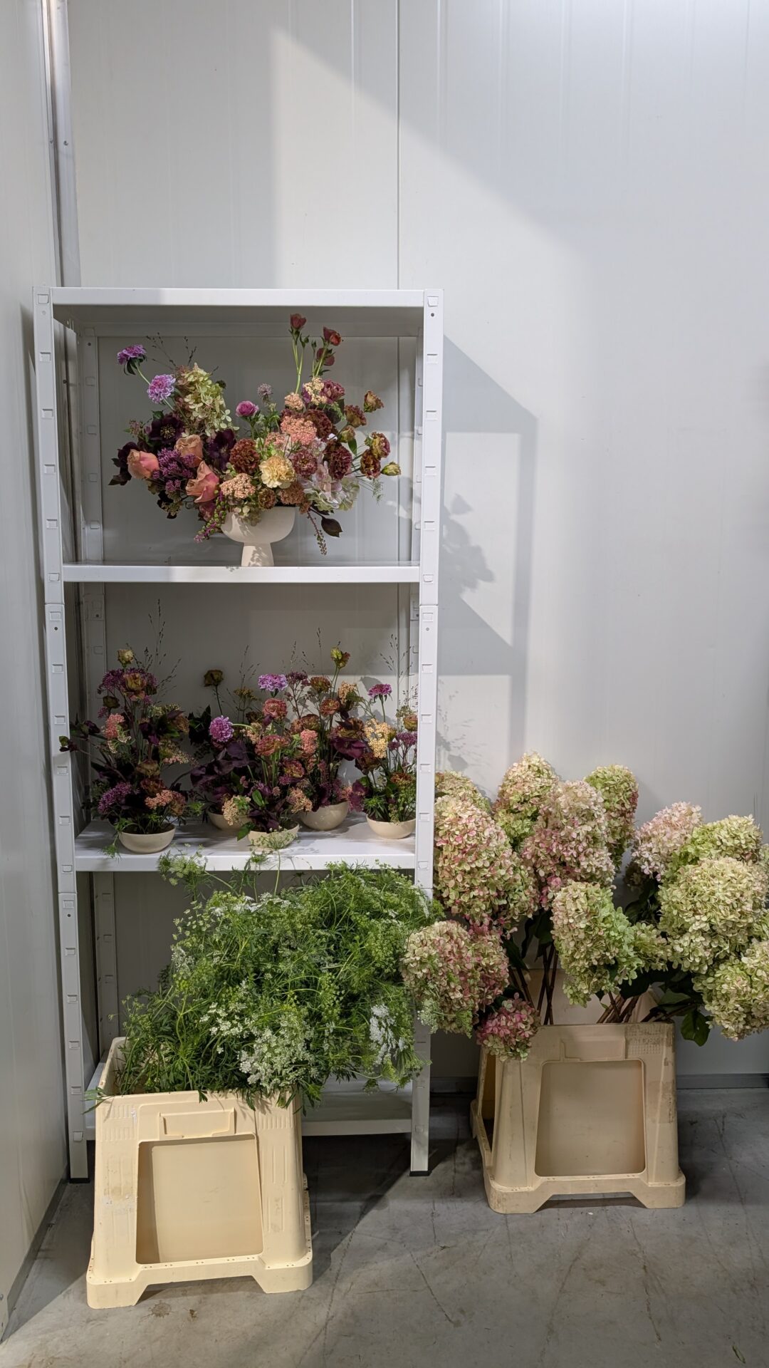 Floral styling detail, private celebration